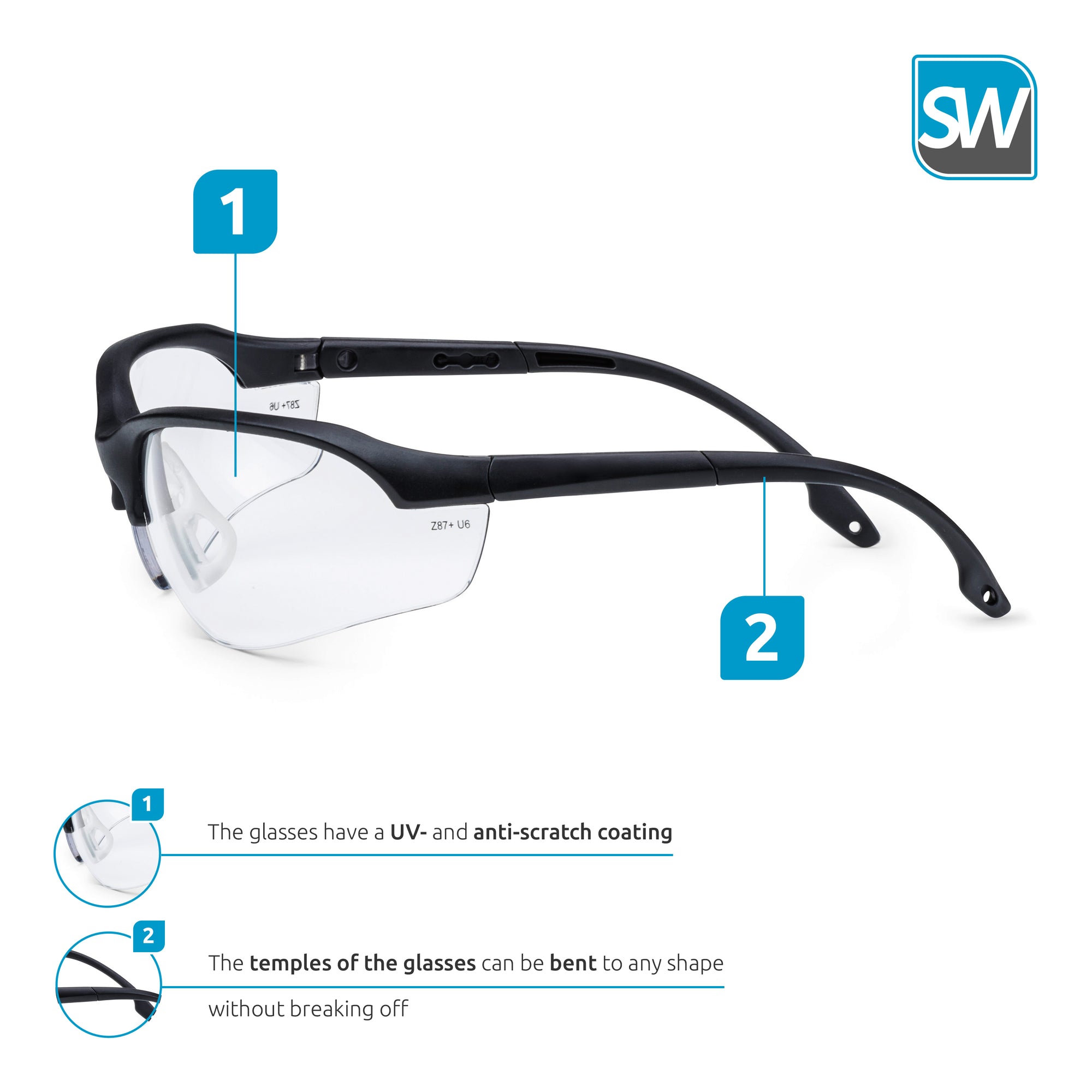 Anti-Scratch Safety Glasses